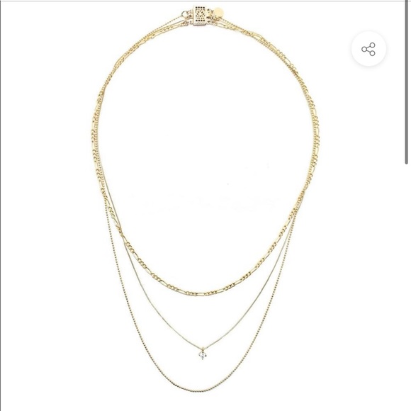 Child of Wild Jewelry - Gilded Triple layered gold necklace